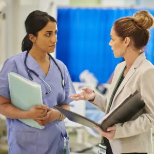 ward doctor with lay specialist