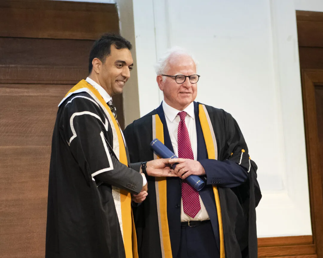 Admissions ceremony 2026 - honorary fellow